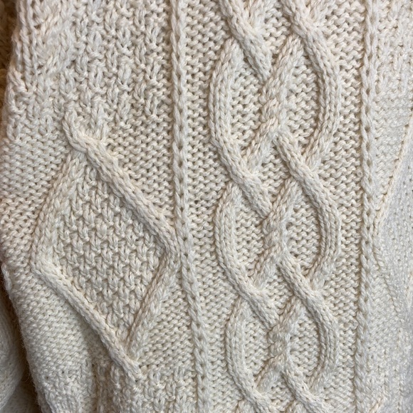 Kennedy of Ardara Vintage Cable-Knit Heavy Sweater Ireland New Wool Fisherman's - Picture 2 of 13